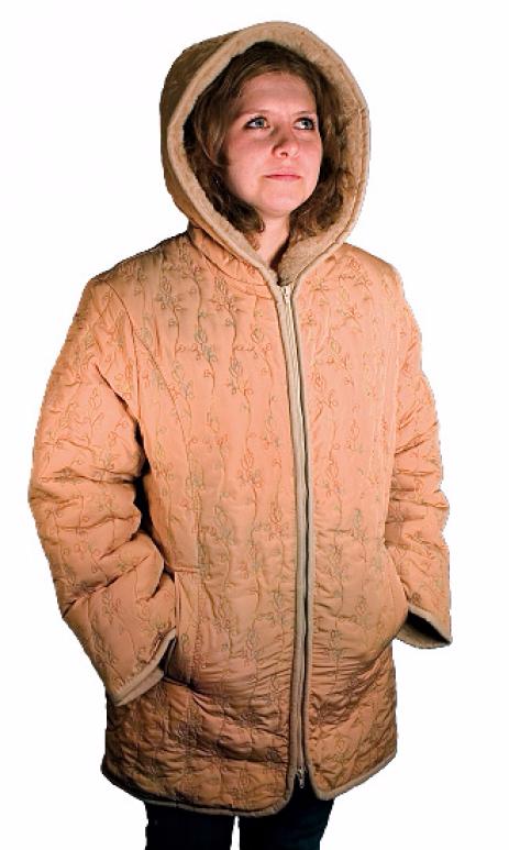 Куртка LanaLux удлинённая, шерсть мериноса в магазине Меринос